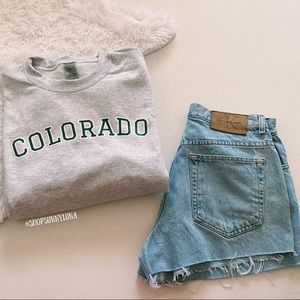 Colorado Grey Crewneck Sweater